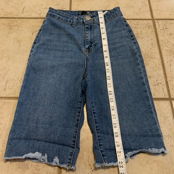 BBJ Los Angeles High-Waisted Cuffed Denim Shorts 5/27 - Picture 7 of 7